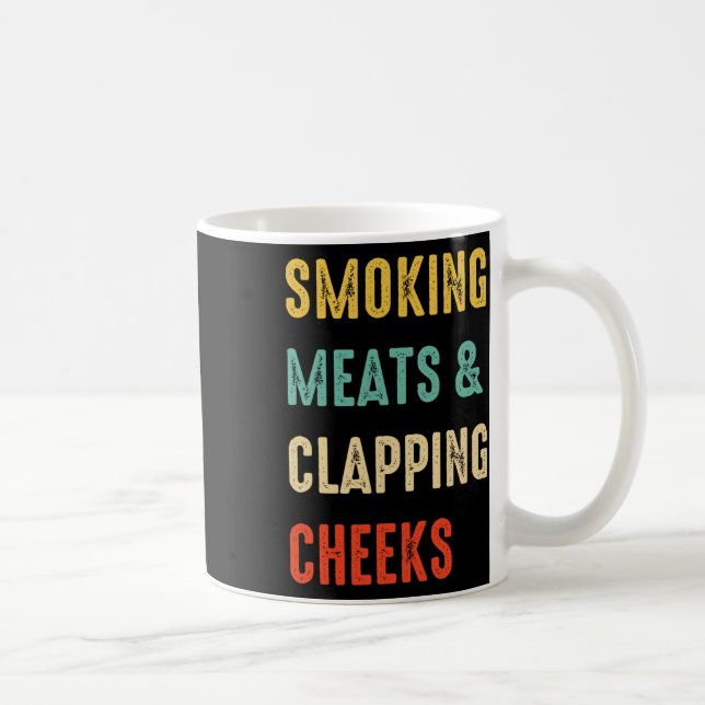 Rökning av Kött och klappningskontroll Kaffemugg (Höger)