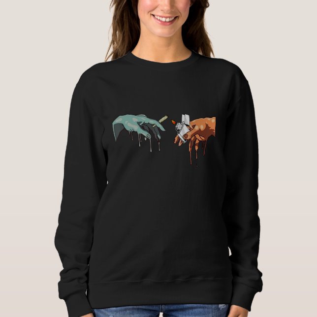Rökning av Ogräs Lighter Ogräs Buds Psychedelic Dr T Shirt (Framsida)