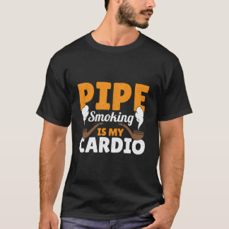Rökning av rök är min kardiofunna rök tobaksrök t shirt