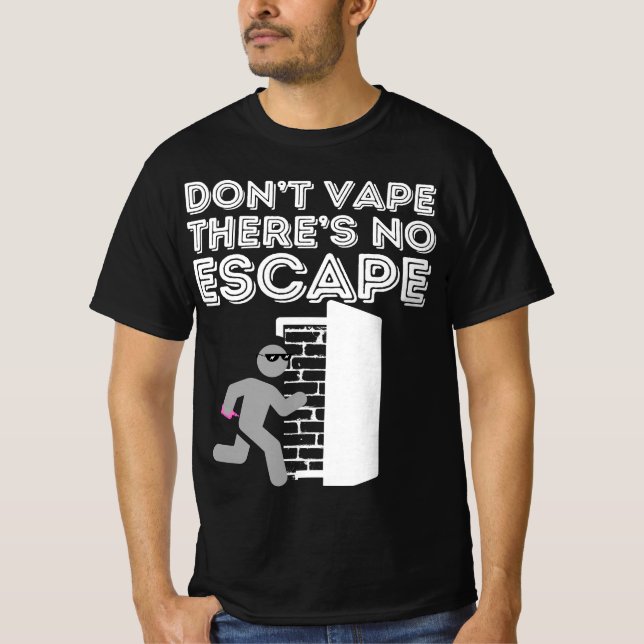 Rökning av rökgaser med ånga t shirt (Framsida)