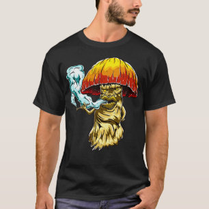 Rökning av svampdroger Pipe Psychedelic Magic Mush T Shirt