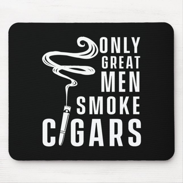 Rökning av Underbar Manar Cigars Humidor Cigar Äls Musmatta (Framsidan)
