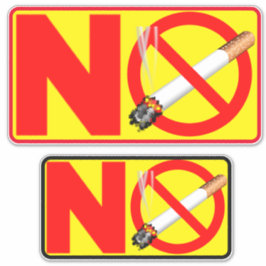 Rökning Förbjuden Rökning Förbjuden Klistermärken