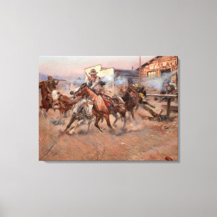 Rökning från "45" canvastryck