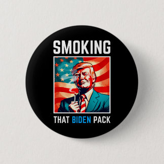 Rökning i Biden Pack - Trump 2024 Knapp