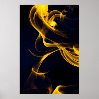Rökning i livfulla hues poster