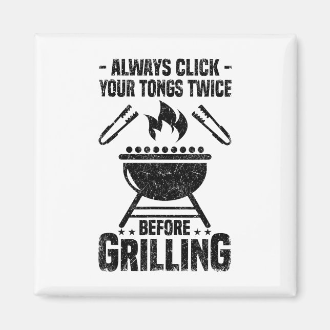 Rökning Kött Bbq Grilling Rökare Rökt Kött 1 Magnet (Framsidan)