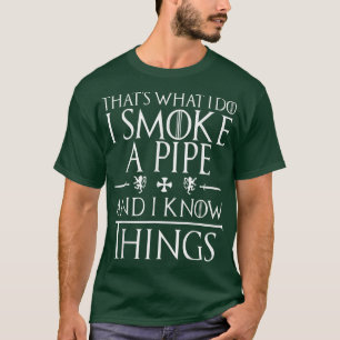 Rökning med luddiga rör T-skrotgåvor T Shirt