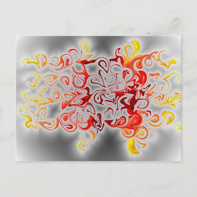 Rökning och glödlampor vykort (Framsida)