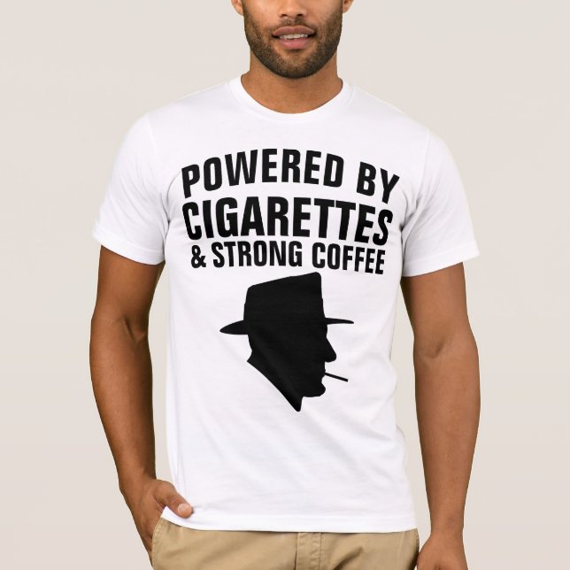 RÖKNING OCH KAFFE SAMT T-SKALTER T SHIRT (Framsida)