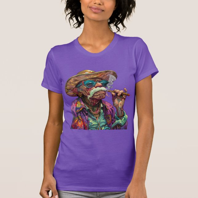 Rökning och visdom t shirt (Framsida)