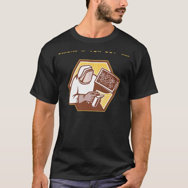 Rökning om du Har Em biodlingsbikupa T Shirt (Framsida)