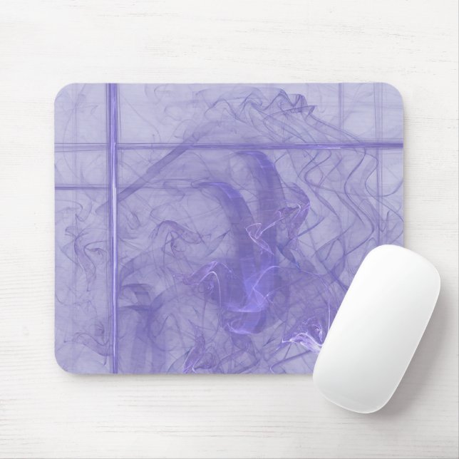 Rökning Över Violet Musmatta (Med mus)