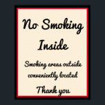 Rökning Poster 3 Anpassningsbars textområden<br><div class="desc">Rökning Poster textområden med 3 Anpassningsbar. Lägg till eller ändra text till kostym.</div>