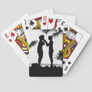 Rökning Silhouette, 1940-talet Casinokort