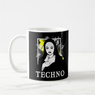 Rökning Techno Nun Religion Electronic Bass Music Kaffemugg