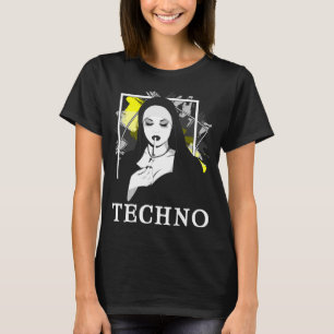 Rökning Techno Nun Religion Electronic Bass Music T Shirt