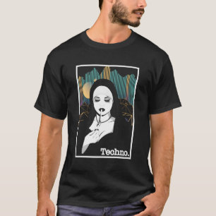 Rökning Techno Nun Religion Electronic Bass Music T Shirt