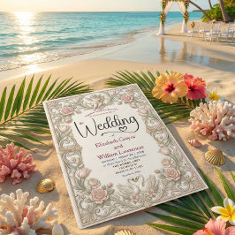 Rokoko Sagostund Kerub Svan Trädgård Romans Inbjudningar