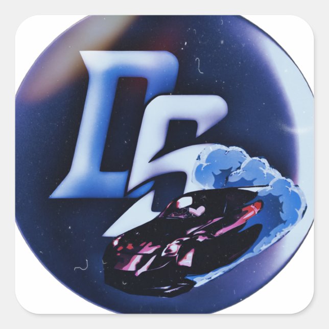 Rökprov Fyrkantigt Klistermärke (Framsida)