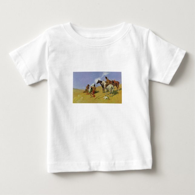 Röksignalen ~ Frederic Remington T Shirt (Framsida)