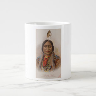 Röksignaler: Lakota indisk chef Sitta Bull Jumbo Mugg
