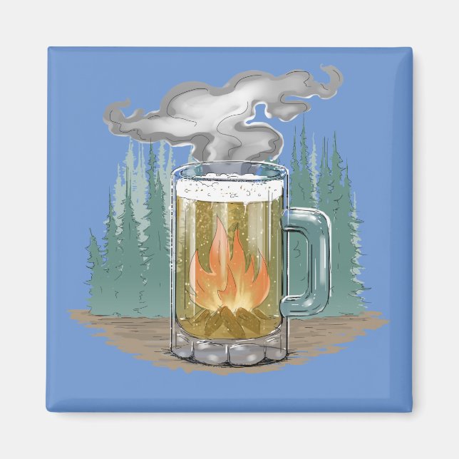 Rökskalet Magnet (Framsidan)