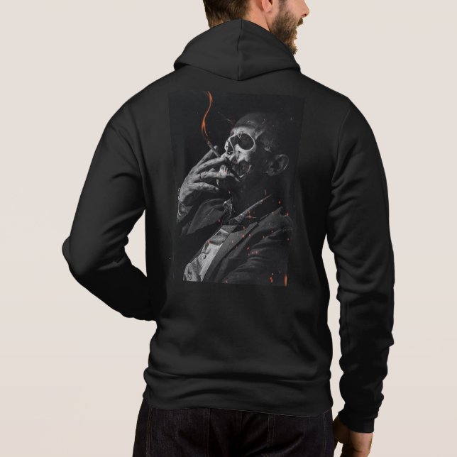 Rökskaleton Cigarette T Shirt (Baksida)