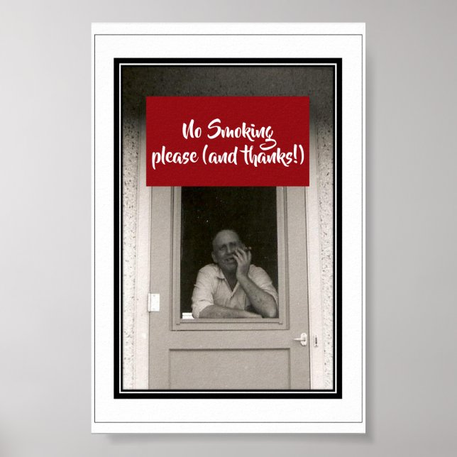 Rökskylt Poster (Framsidan)