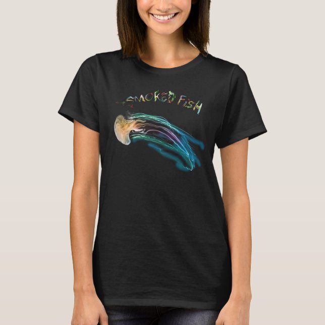 Rökt fiskjellyfish Womans t-shirt (Framsida)
