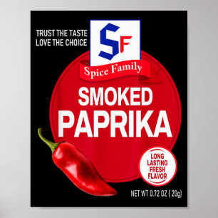 Rökt paprika Halloween Sce kostym grupp matchande Poster
