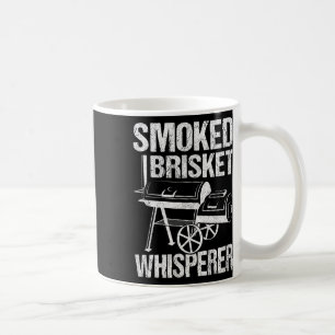 Rökt risket Whisperer Smoking Kött Rbecue Vinta Kaffemugg