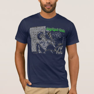 Rökt ut marinutslagsplats tee shirt