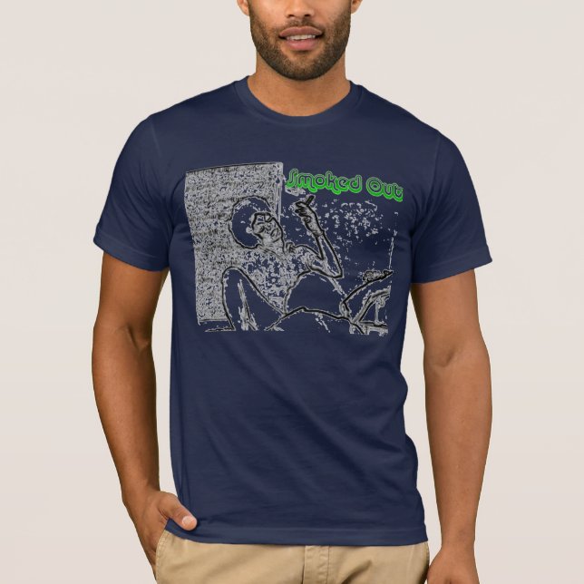 Rökt ut marinutslagsplats tee shirt (Framsida)