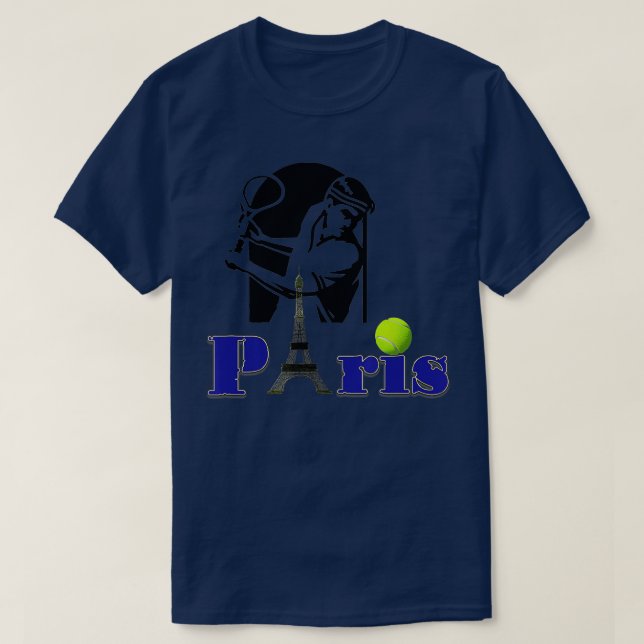 Roland Garros Paris Tennis T Shirt (Design framsida)