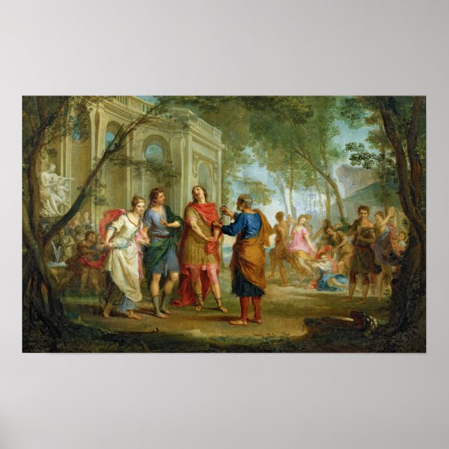 Roland Learning från Angelica och Medoro Kärlek Poster (Framsidan)