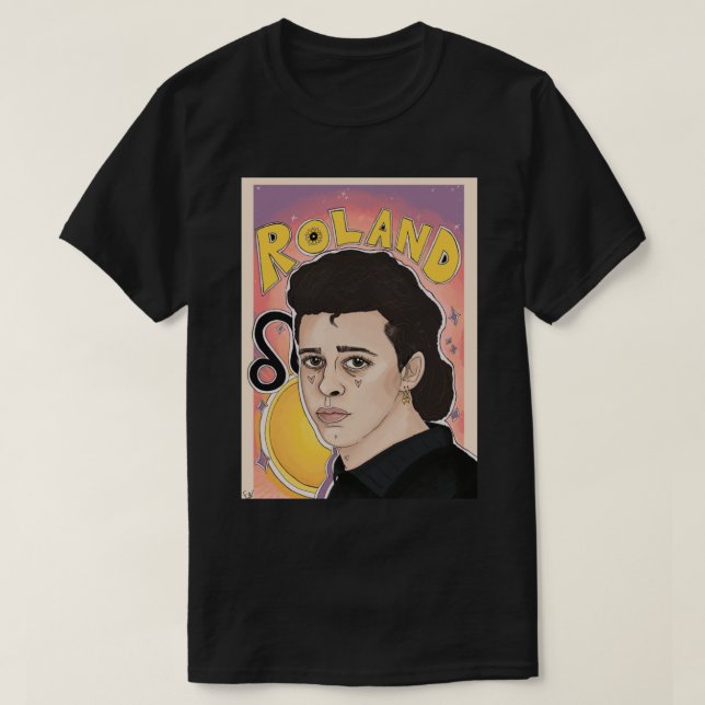 Roland Orzabal Tårar för Fears Premium T Shirt (Design framsida)