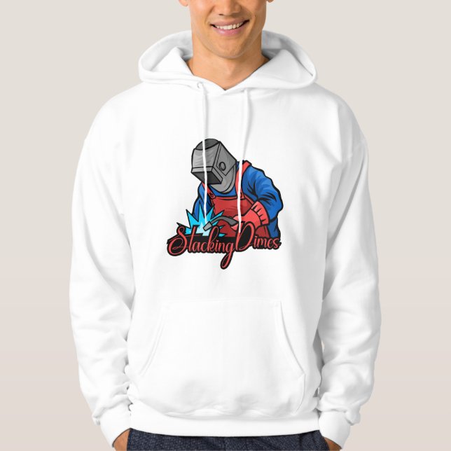 Rolande dimes rolig svetsargåva hoodie (Framsida)