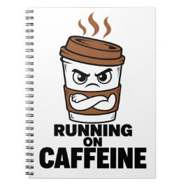 Rolande på Koffein Roligt Kaffe Journal Anteckningsbok