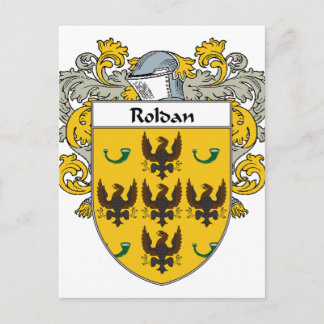 Roldan Jackar av Arm/Familjestöd (Mantled) Vykort