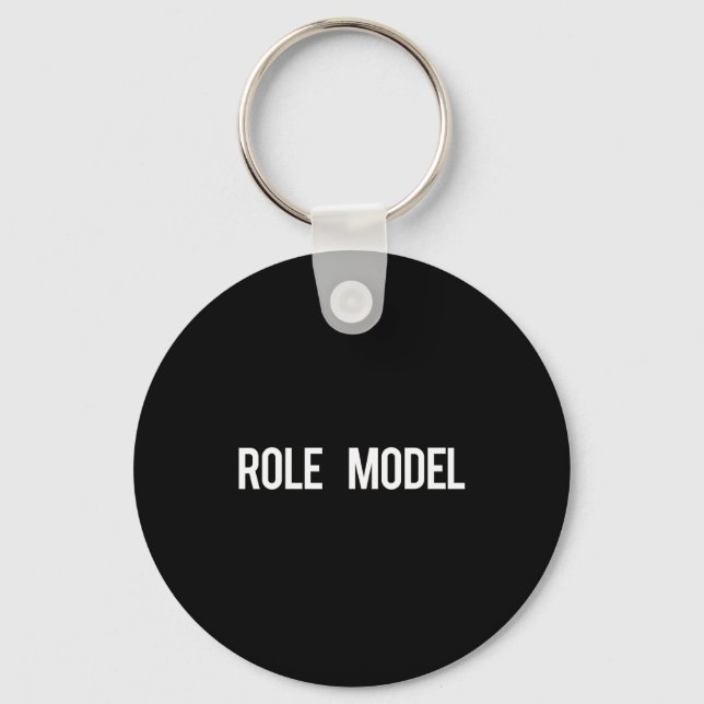 Role Model - Cool New Funny Models Gift Tee  Nyckelring (Framsida)