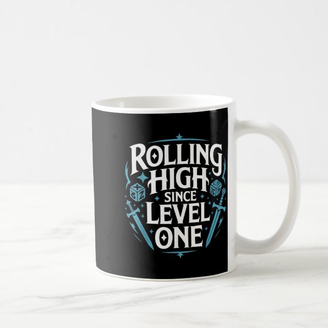 Role Playing Gamer Rpg Master D20 Tabletop Funny R Kaffemugg (Höger)