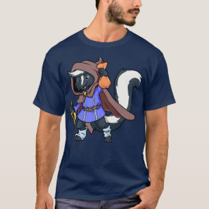 Roleplay Character Thief Rogue Skunk T Shirt