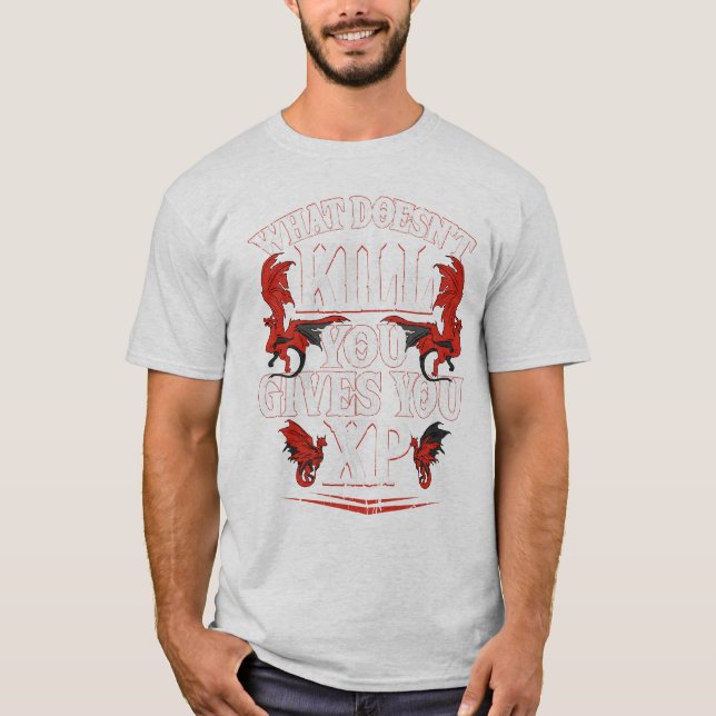 Roleplay DND RPG Gamer Dungeon Master Gift T Shirt (Framsida)