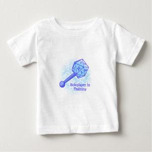 Roleplayer i utbildningsblått tee