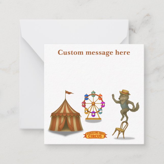 Rolf wolf balancing act anteckningskort (Framsida)