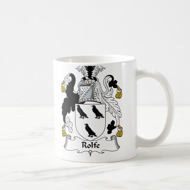 Rolfe familjvapensköld kaffemugg (Höger)