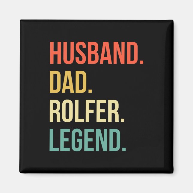 Rolfer Pappa Make Fars dag Rolfer Magnet (Framsidan)