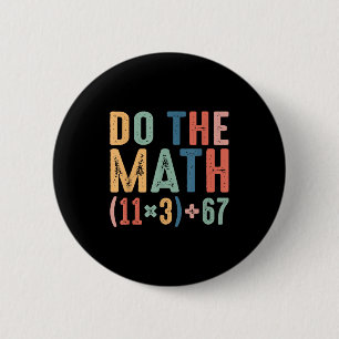 Rolig 100 Dagar Skola Matematik Ekvation Gör Matte Knapp