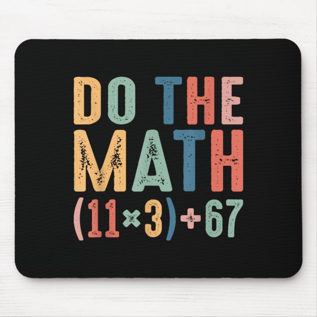 Rolig 100 Dagar Skola Matematik Ekvation Gör Matte Musmatta (Framsidan)